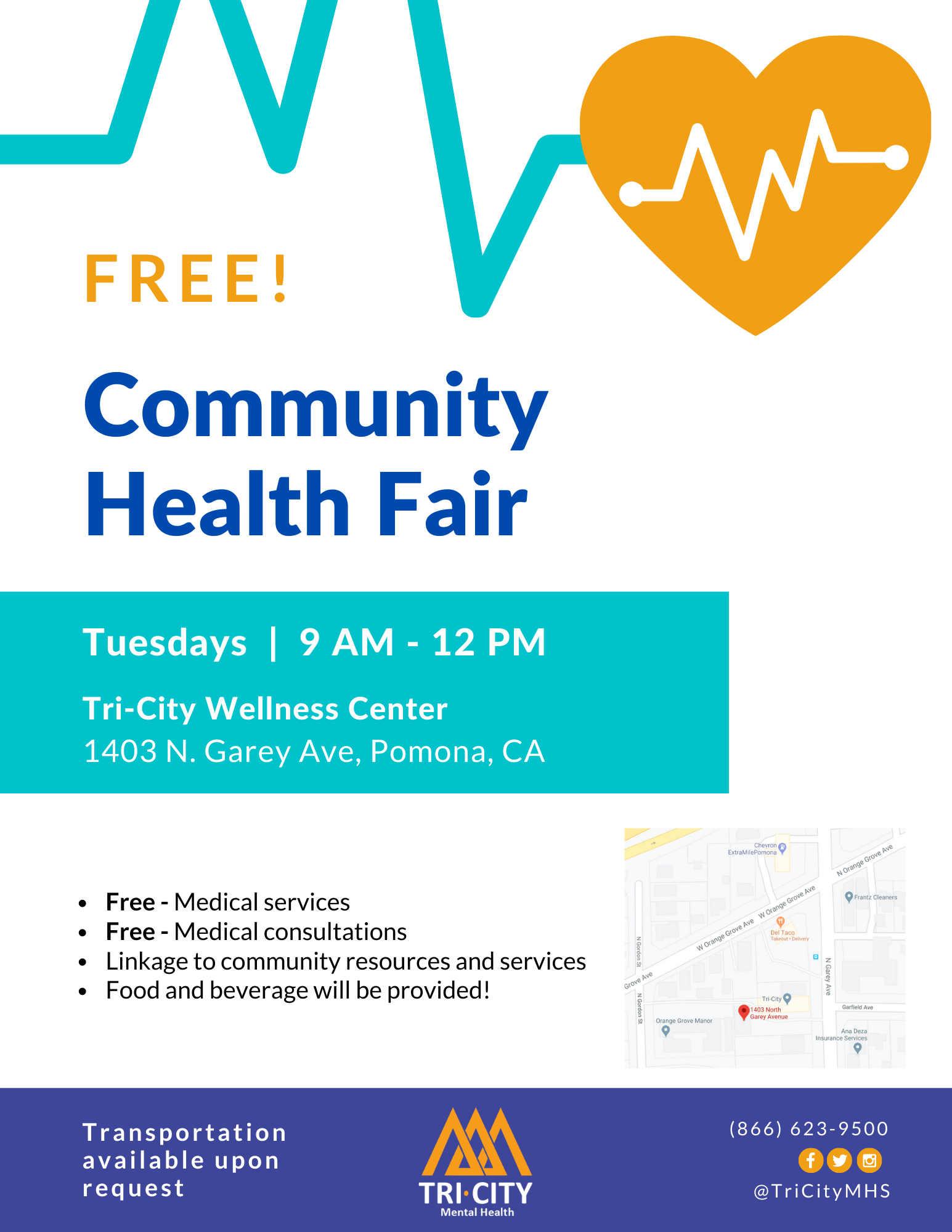 Free Community Health Fair/Gratis de Salud Comunitaria